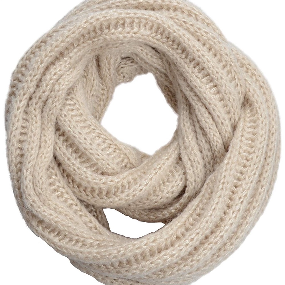 Tan Infinity Loop Scarf